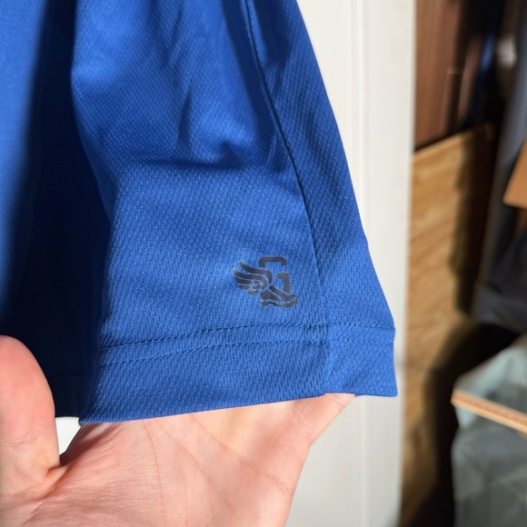 GAP Blue Athletic Shorts Super Soft Lightweight Size Large NWT Excersise Gym - Picture 5 of 9